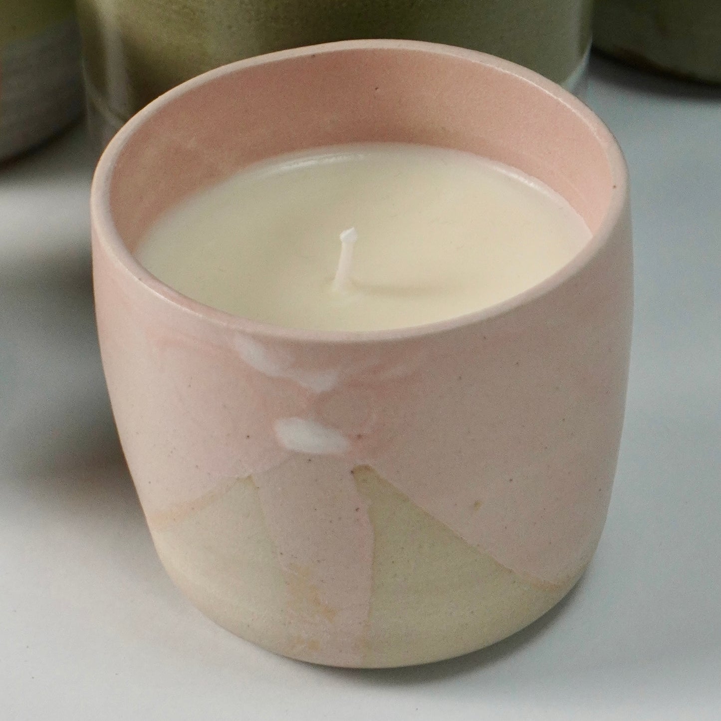 Bougies artisanales à la fleur d'oranger