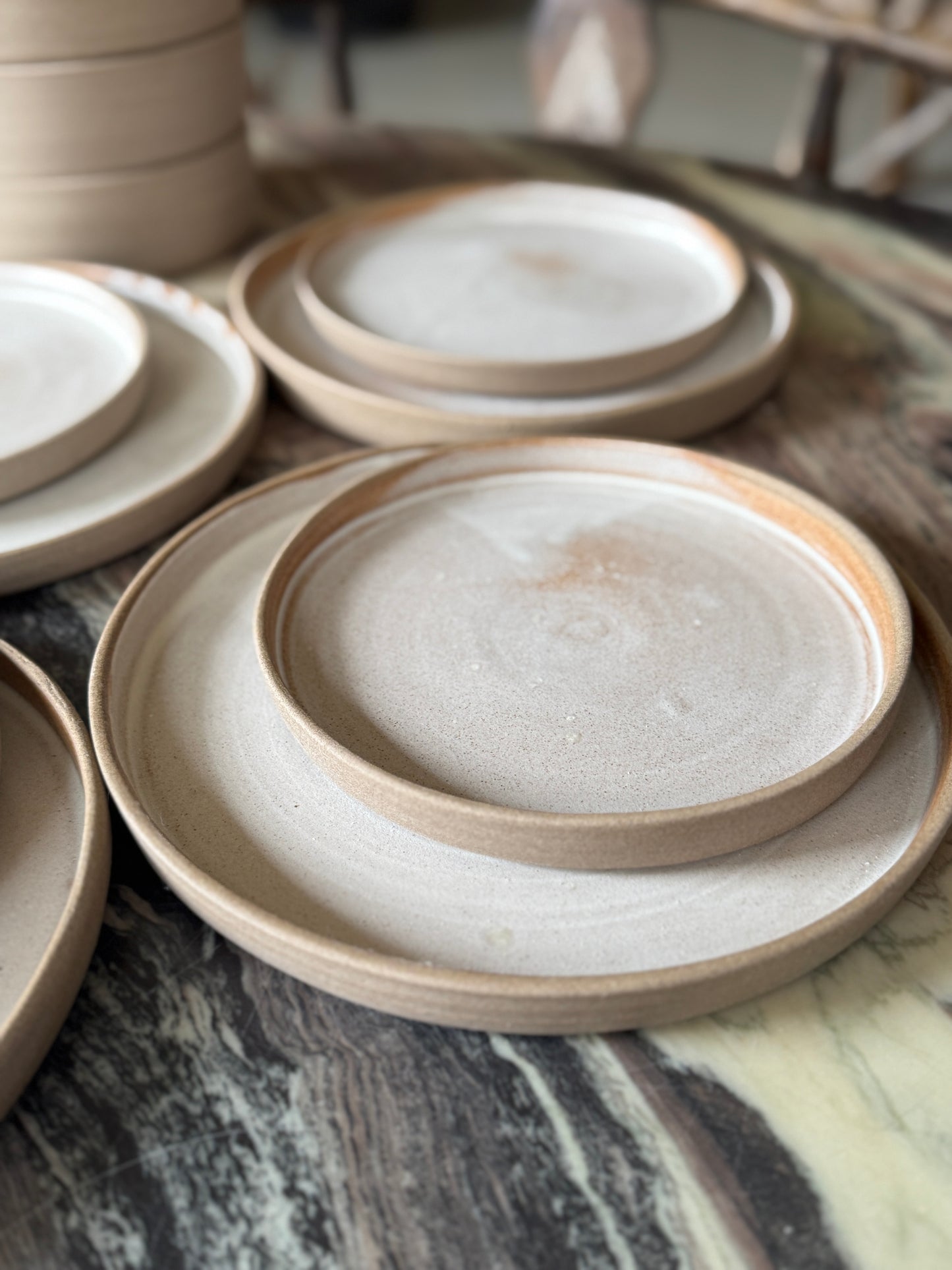 Assiettes caramel Ø 24 cm