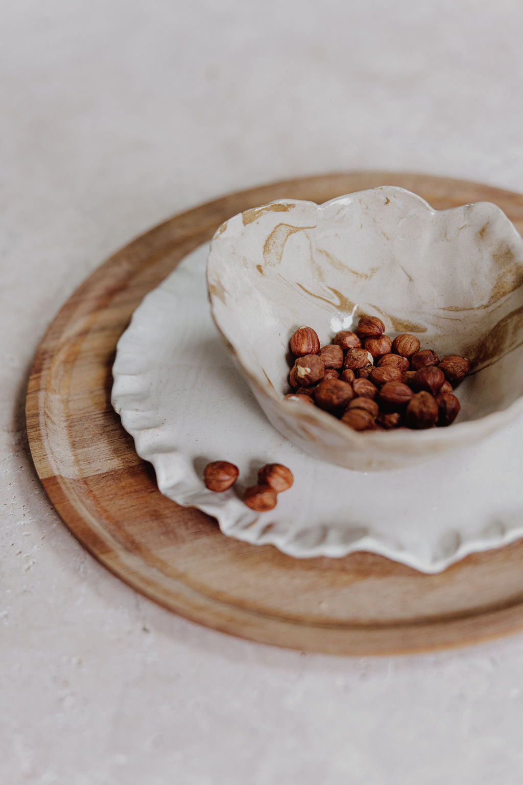 Bols en terre mêlée