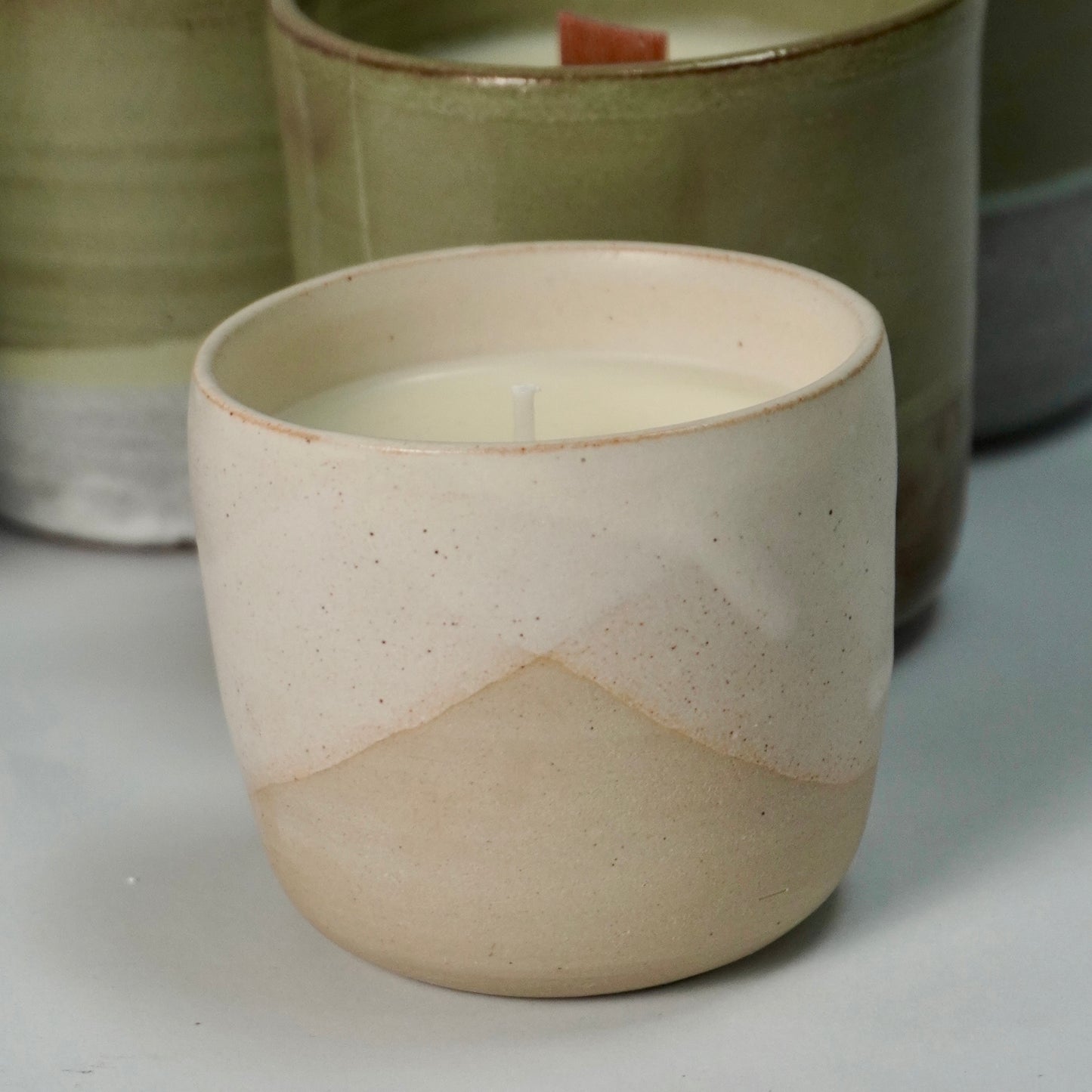 Bougies artisanales à la fleur d'oranger