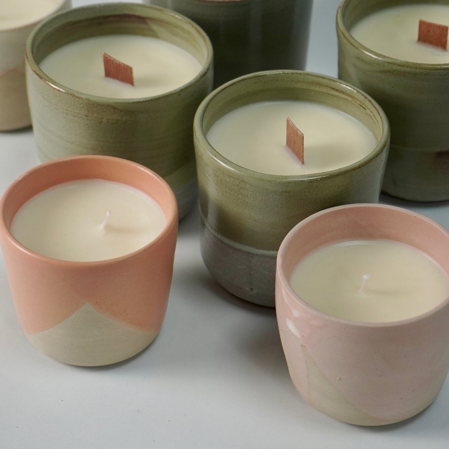 Bougies artisanales à la fleur d'oranger