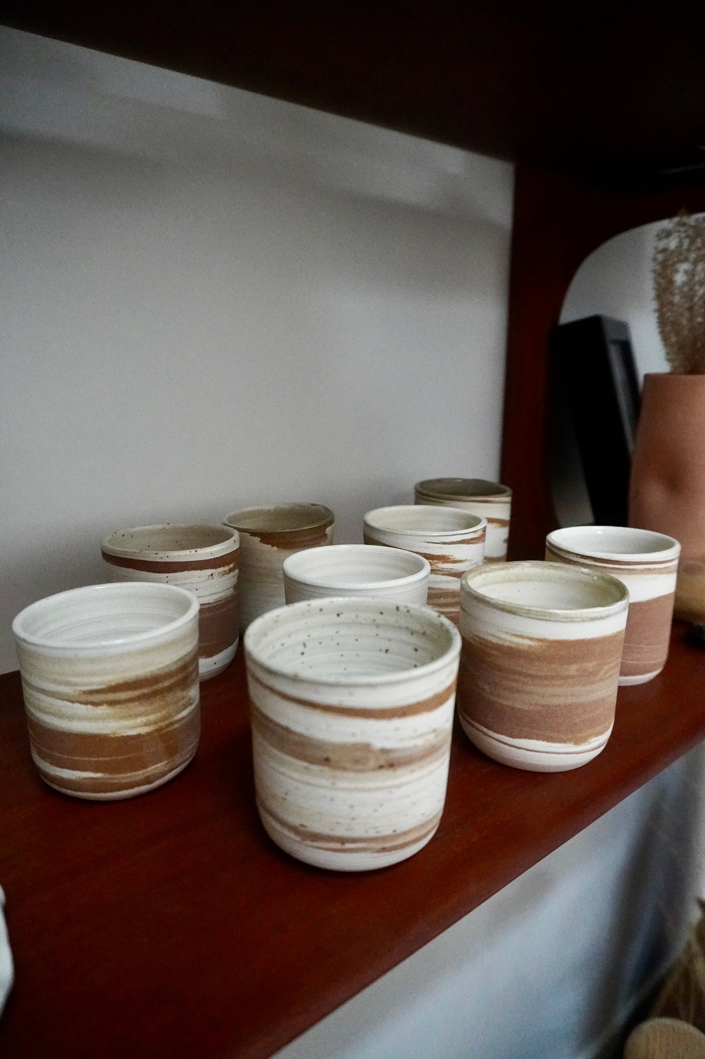 Gobelets terre mêlée