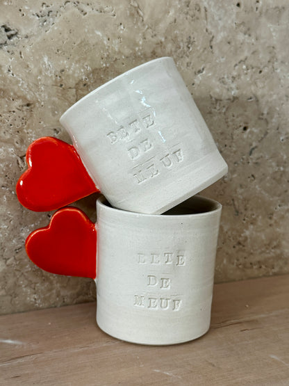 Tasse BETE DE MEUF // COLLAB MELLYCAKE ❤️