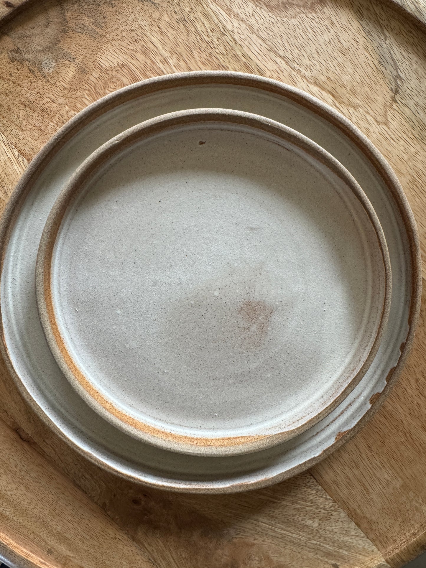 Assiettes caramel  Ø 24 cm