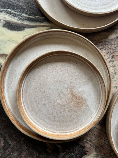 Assiettes caramel  Ø 24 cm